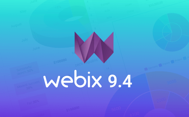 Webix 9.4: многоуровневые круговые диаграммы, текстовые метки и изогнутые связи для Diagram, одновременная печать нескольких листов для SpreadSheet